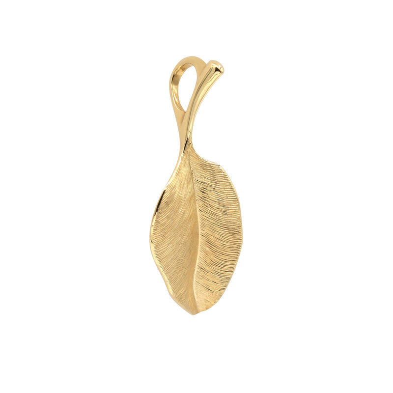 Ole Lynggaard Anhänger Leaves, Gelbgold, A3008-403