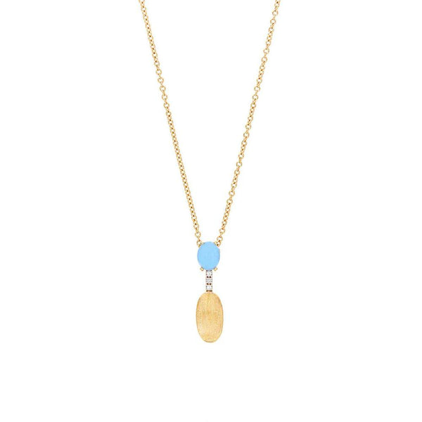 Nanis Collier Dancing Azure, Gelbgold, CS4-597