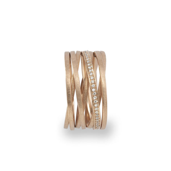 Schmuckwerk Ring Diamantenfieber | Rotgold | SR575-RG