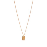 Schmuckwerk Collier Tag-Anhänger | OH204-RG