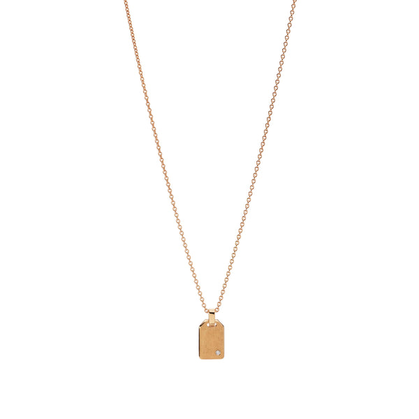 Schmuckwerk Collier Tag-Anhänger | OH204-RG