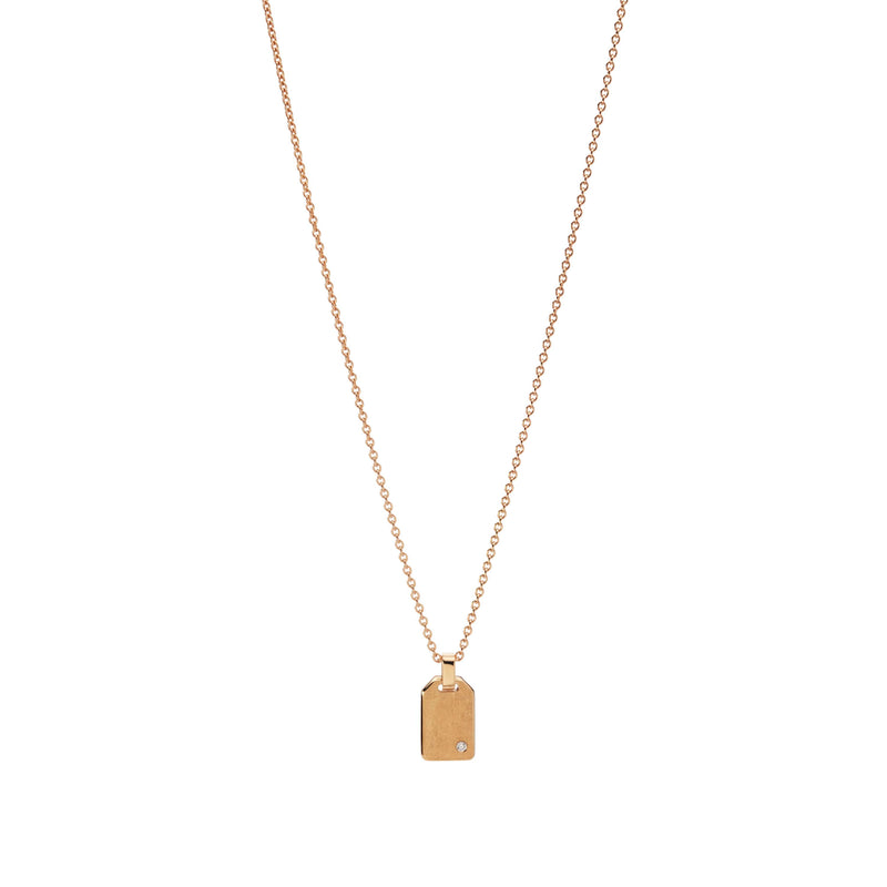 Schmuckwerk Collier Tag-Anhänger | OH204-RG