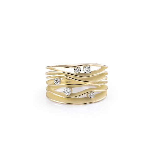 Annamaria Cammilli Ring Dune, Lemon Bamboo, GAN0914Y