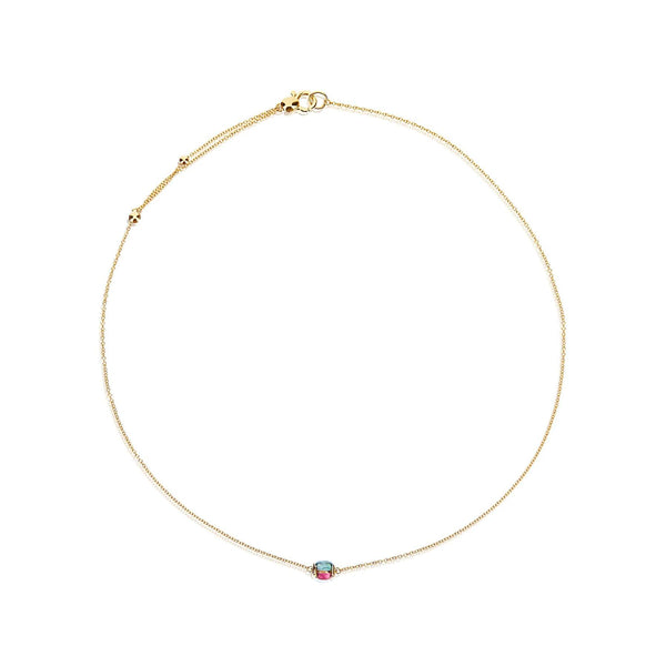 Nanis Choker-Collier Dancing Tourmalines, Gelbgold, CN1-601