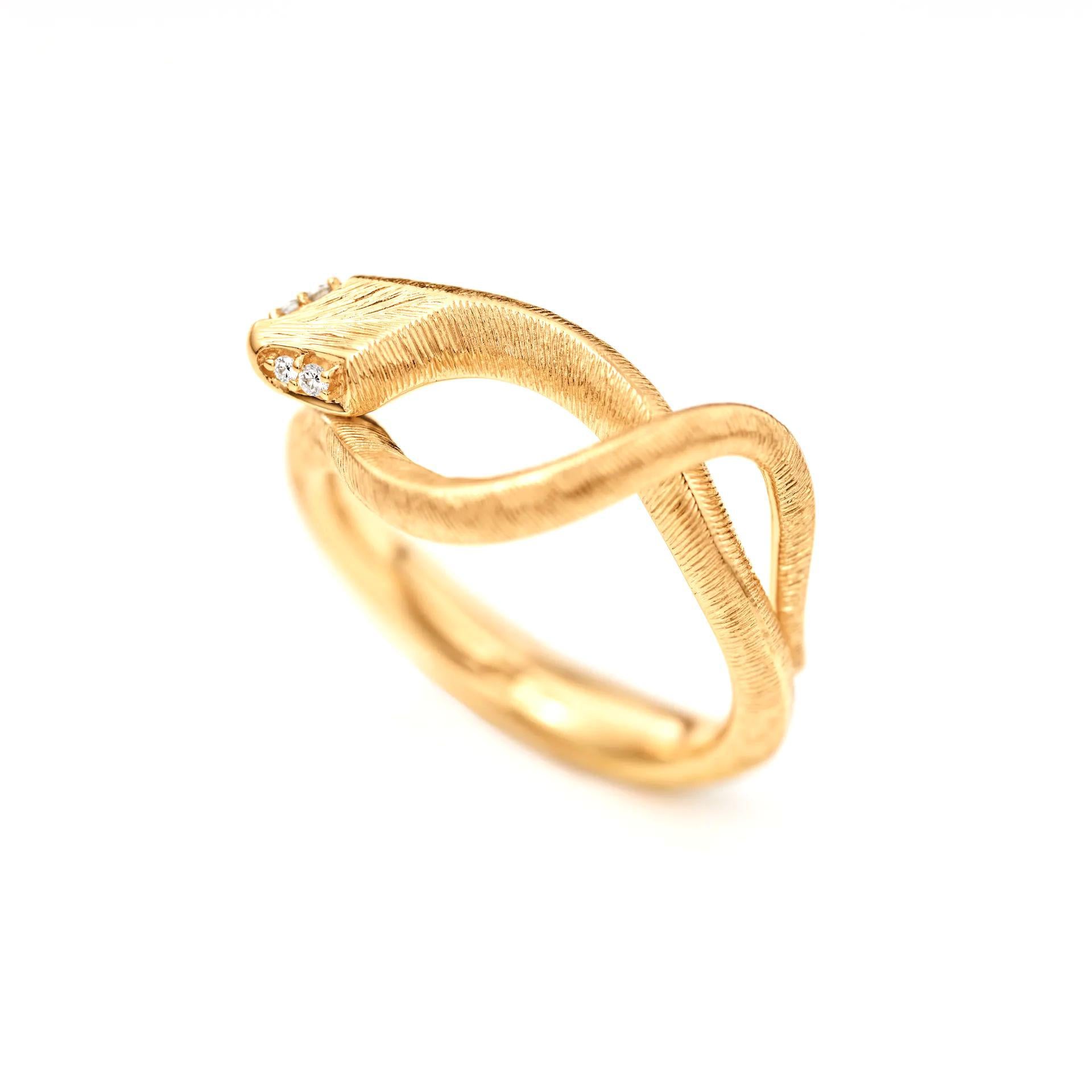 Ole Lynggaard Ring Snakes, Gelbgold, A2672-401