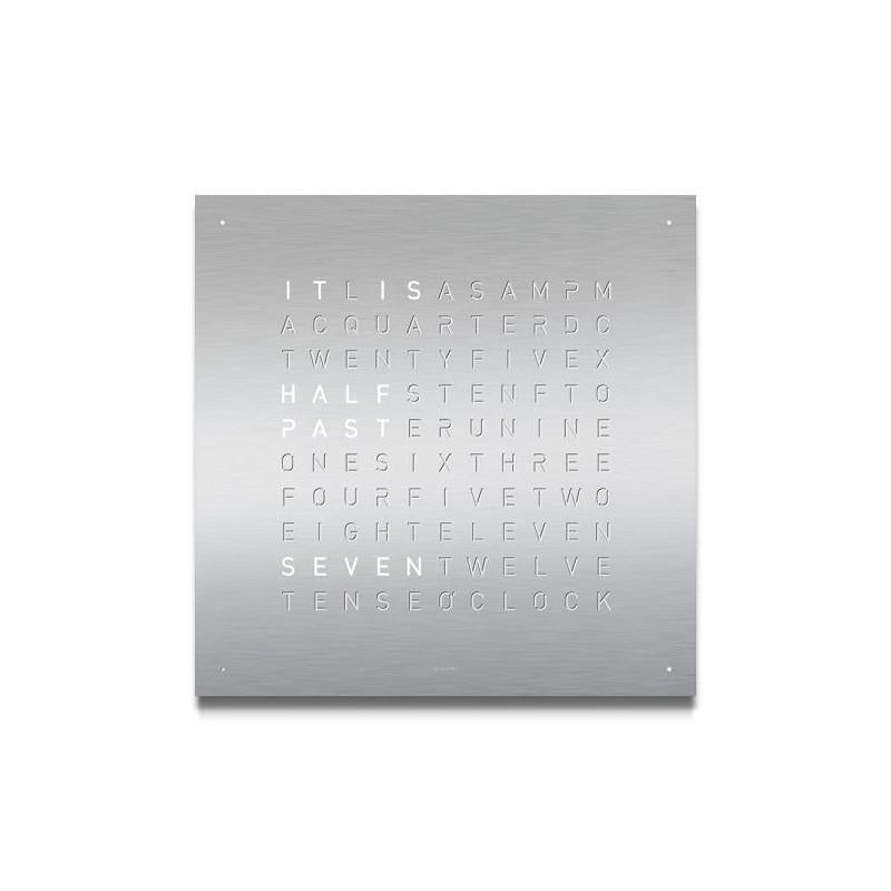 Qlocktwo Frontcover für Tischuhr Earth 13.5 | Full Metal | FTSS