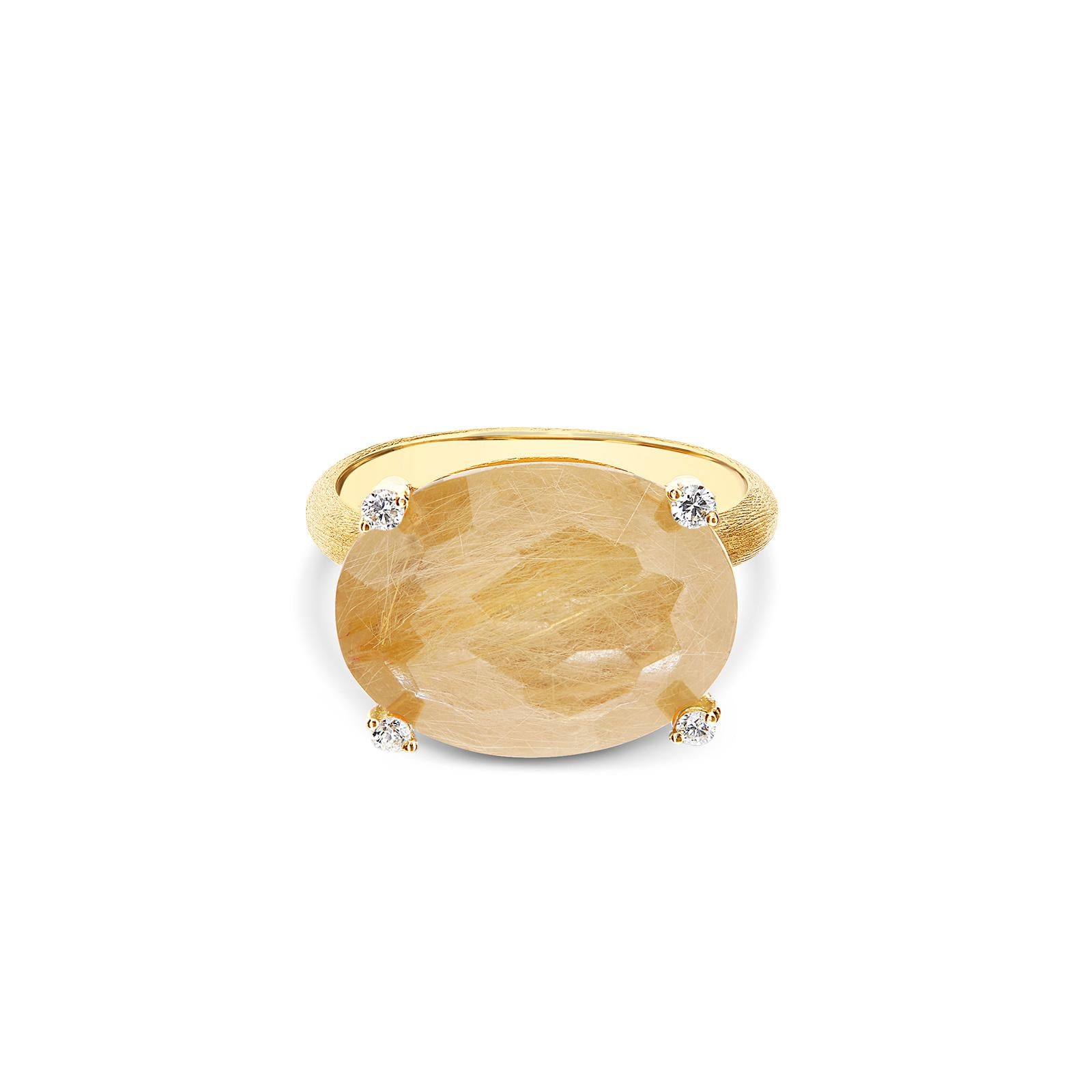 Nani's ring Ipanema, yellow gold, AS2-576
