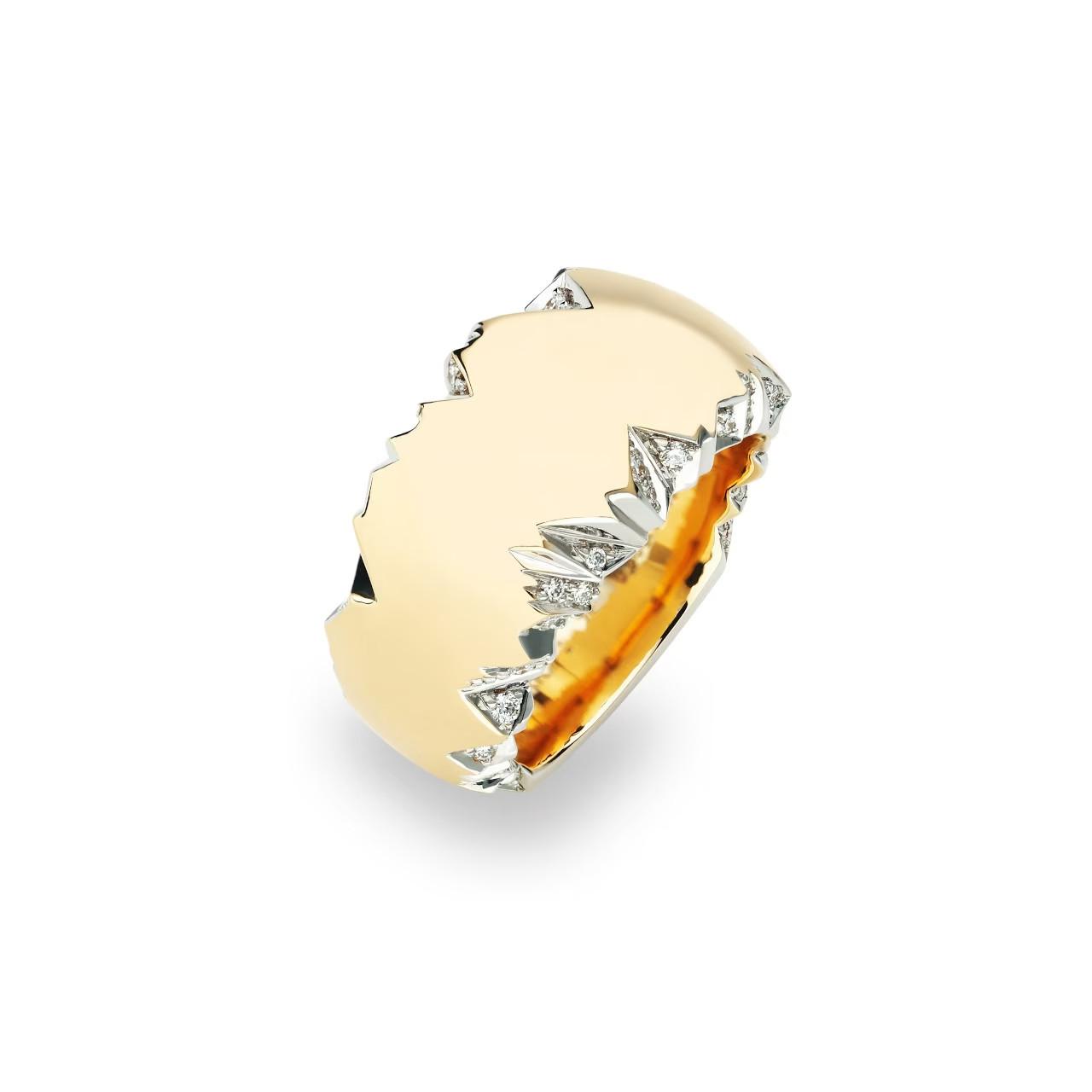 Schmuckwerk Ring Alpen, Gelbgold, GR325-GG