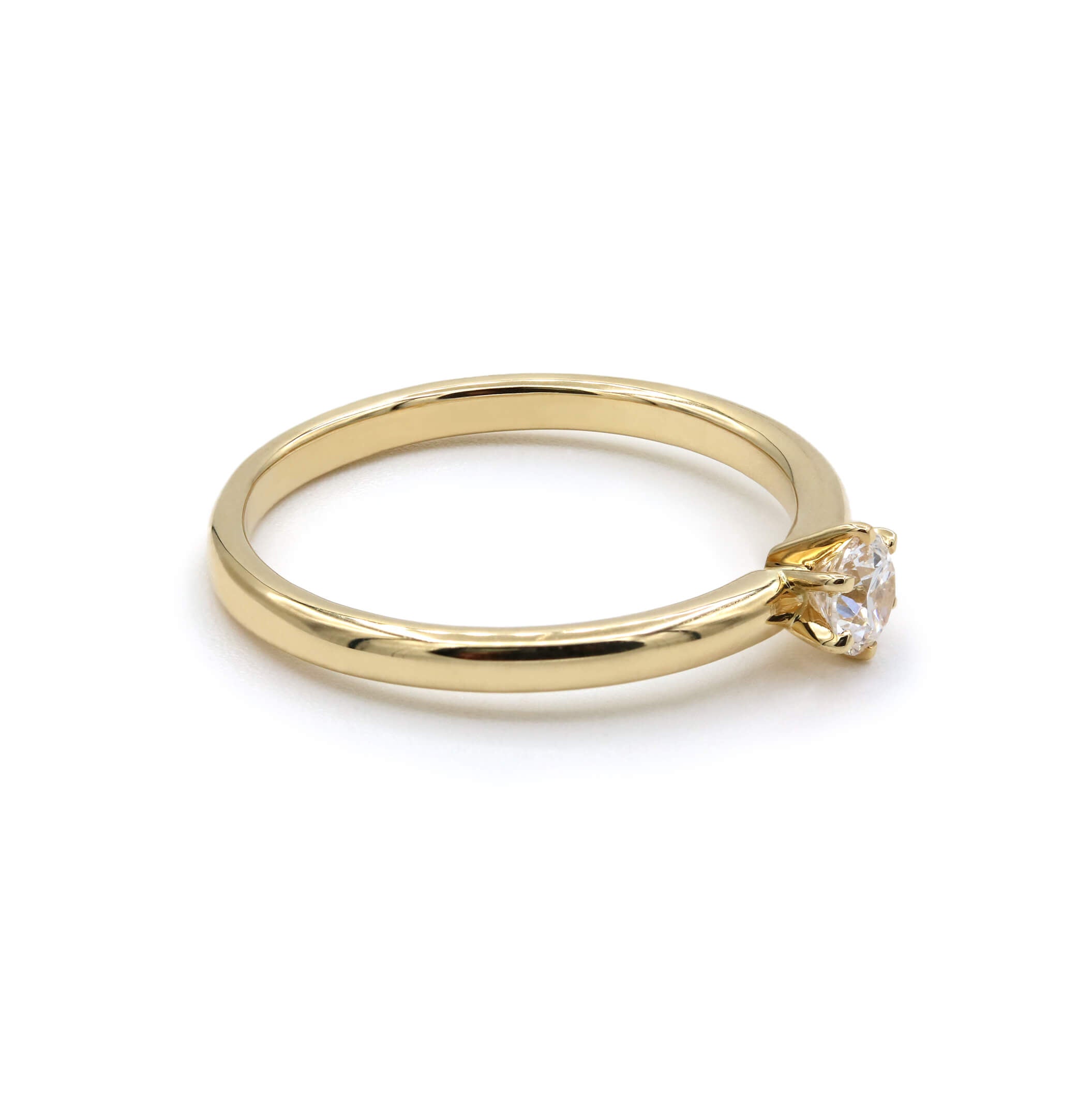 Diamond Group Solitaire-Ring | 1Q403G4-1
