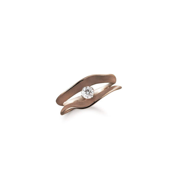 Annamaria Cammilli Ring Dune Assolo, Brown Chocolate, GAN1561C