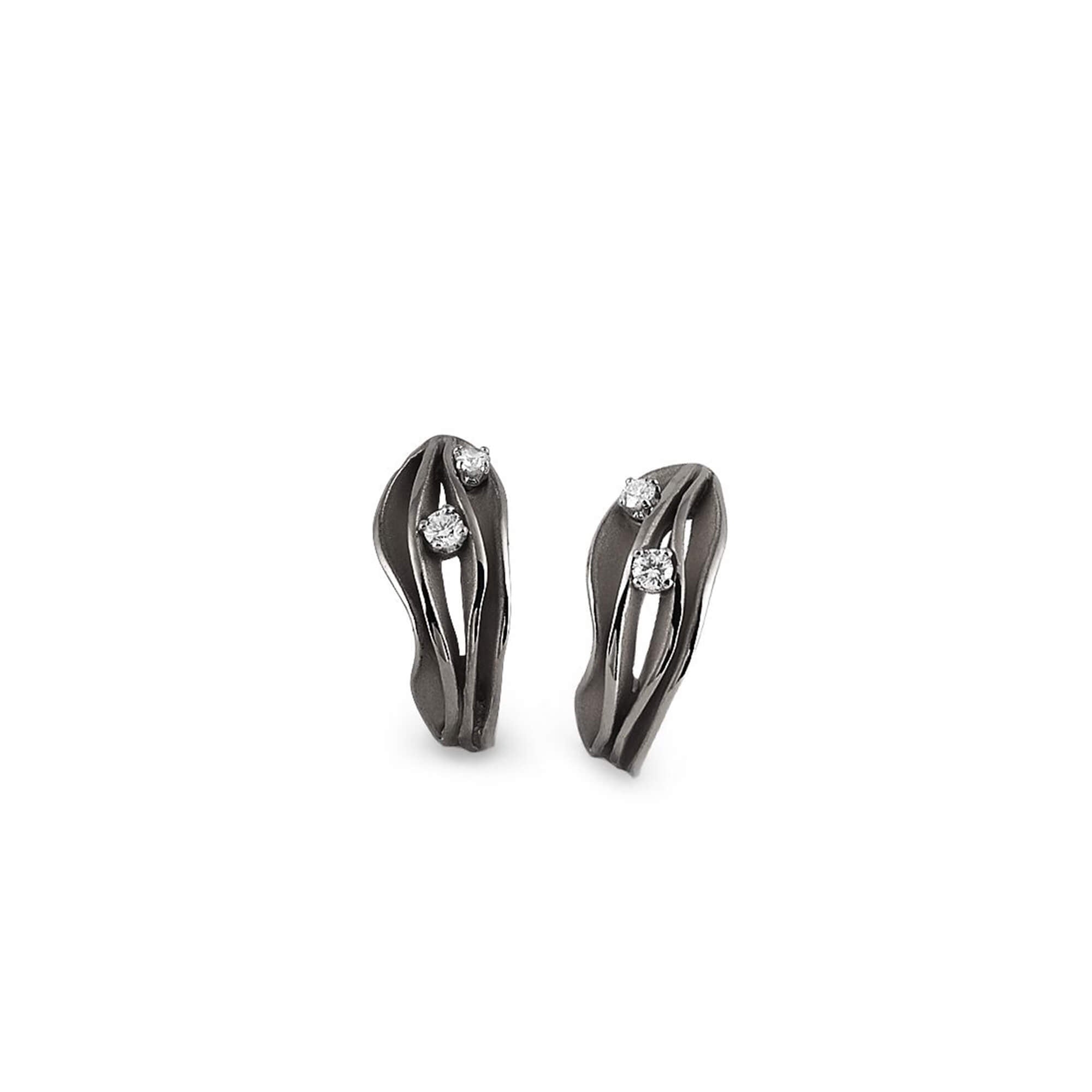 Annamaria Cammilli Creolen Dune | Black Lava | GOR0779E