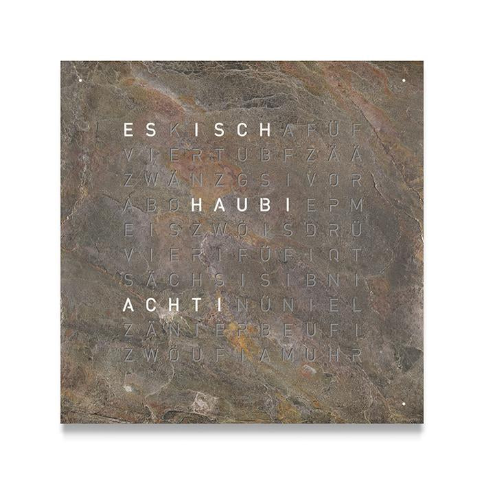 Qlocktwo Frontcover für Wanduhr Earth 45 | Glintscape | FCGS