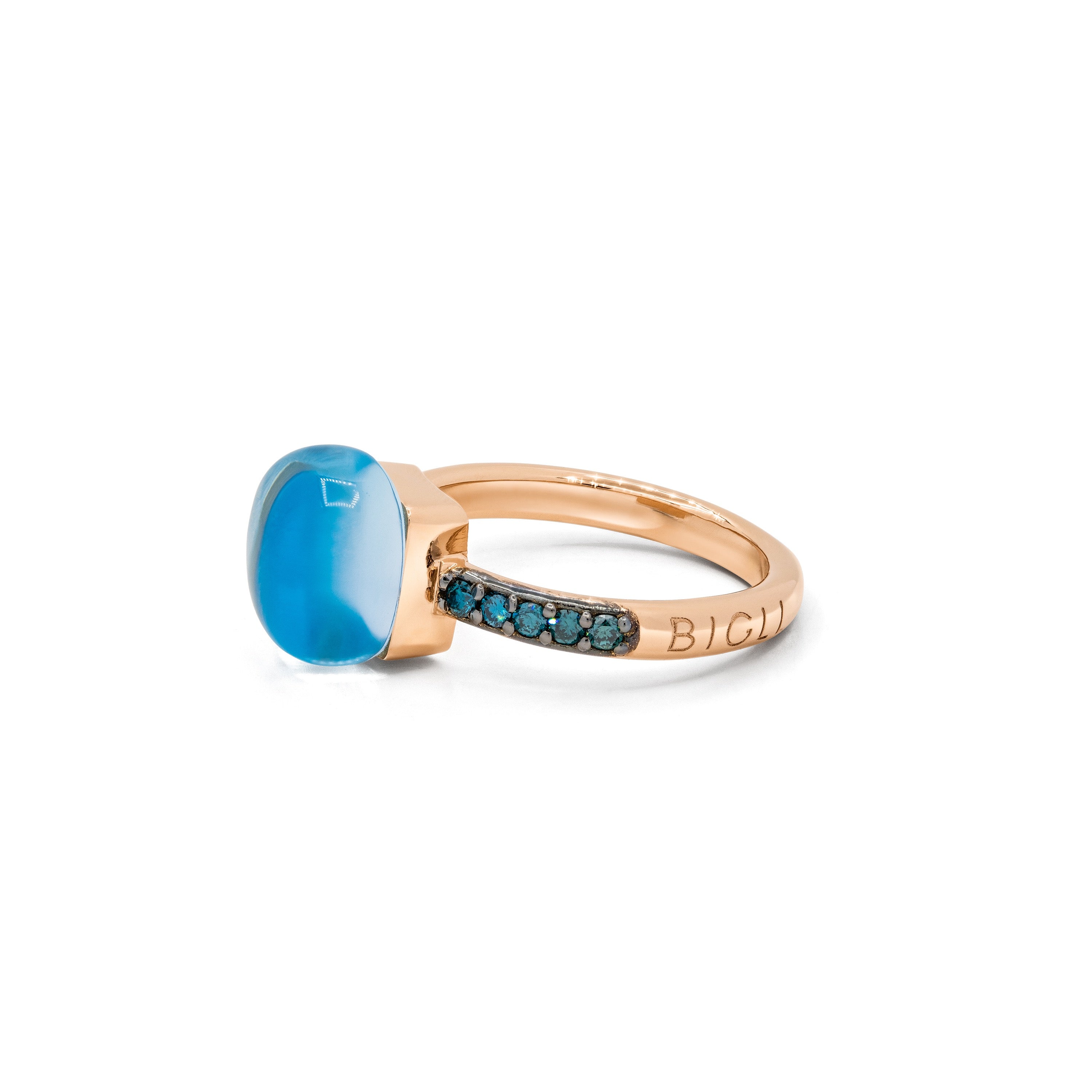 Bigli Ring Mini Sweety, Eclectic Blue, 20R93RBTMPTURCHBLUDBR