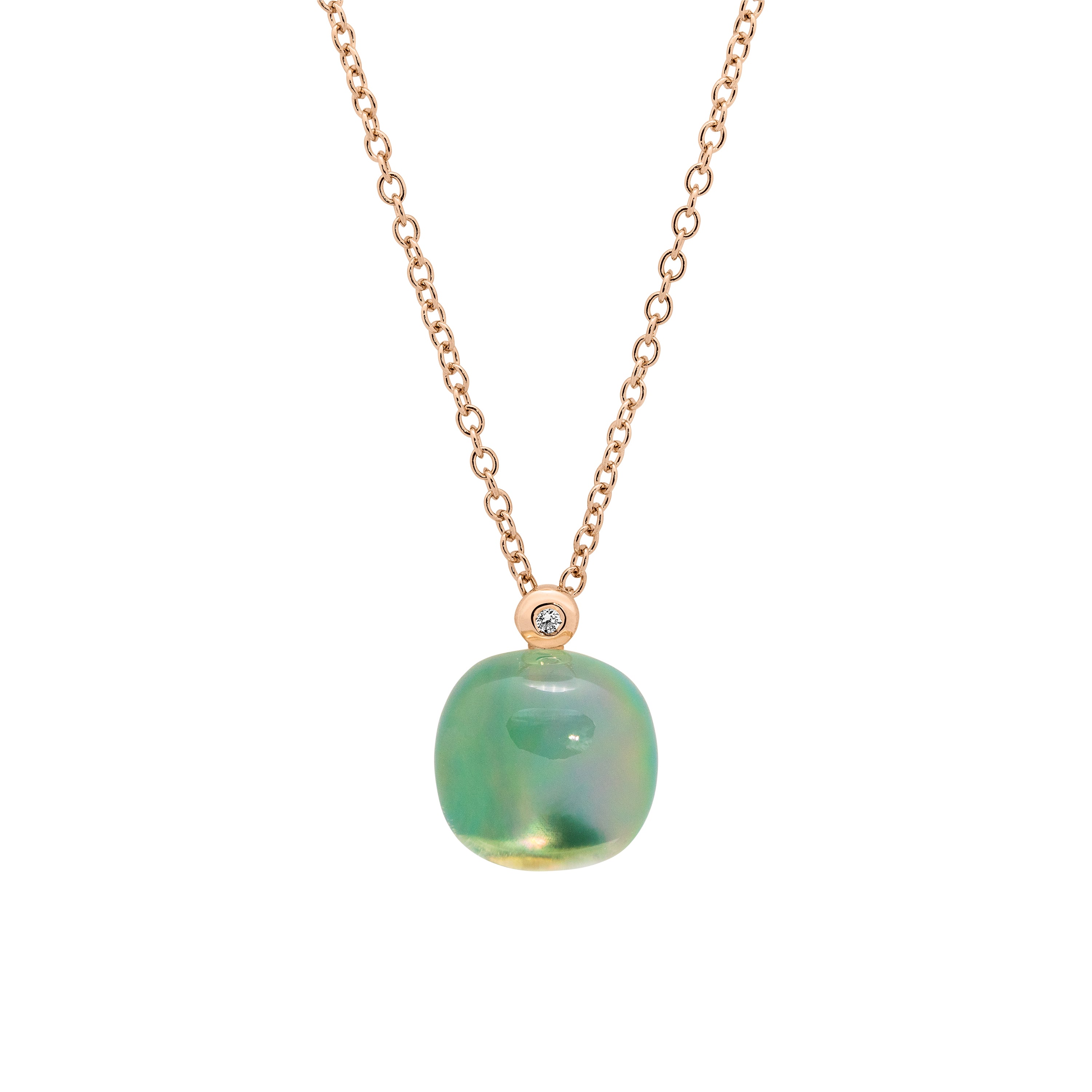 Bigli Collier Mini Sweety, Green Aventurine For Ever, 20H34RLEAVVERMP