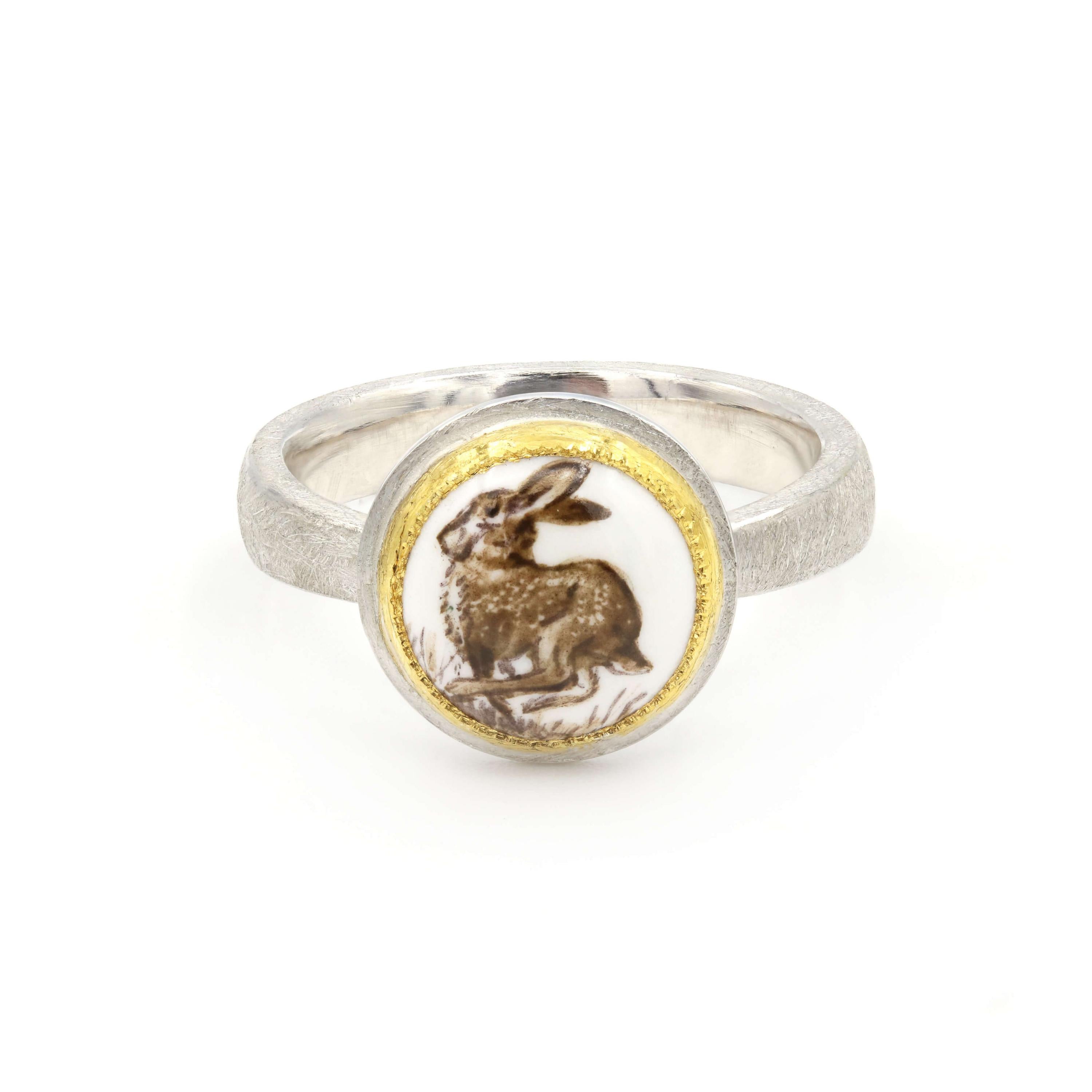 Materia Prima Ring | springender Hase | MP R003