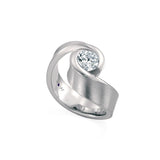 Schmuckwerk Solitaire-Ring Diamantenfieber, Weißgold, UR414-WG