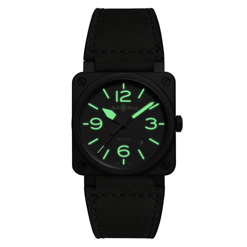 Bell & Ross BR 03-92 Nightlum | BR0392-BL3-CE/SCA