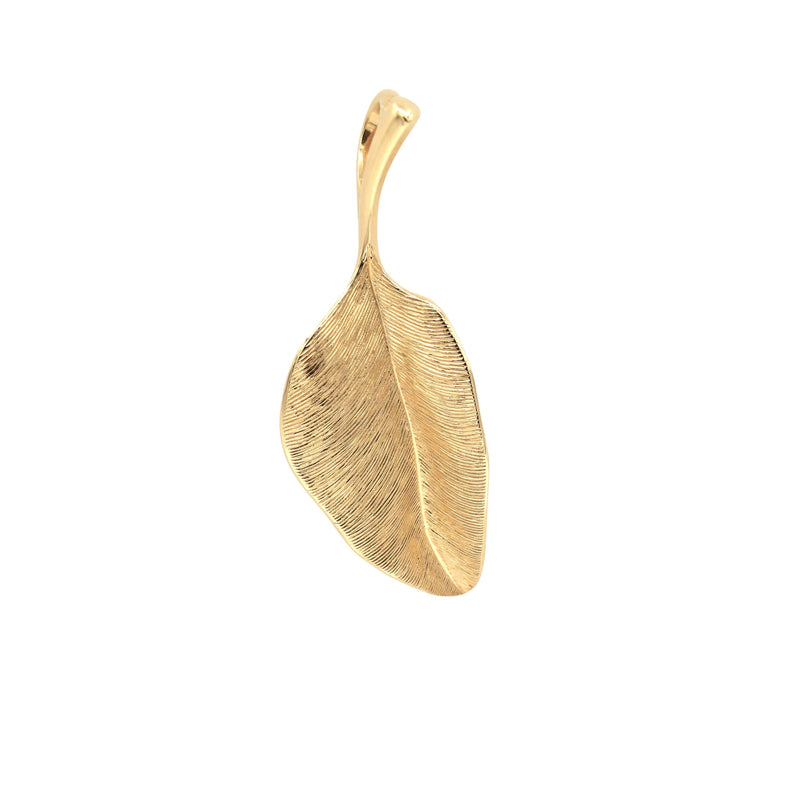 Ole Lynggaard Anhänger Leaves, Gelbgold, A3008-403