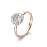 Bigli Ring-Set Mini Waves, weiße, braune & schwarze Diamanten 23R184RBLDBR, 23R185RWDIA & 23R186RBLDBR