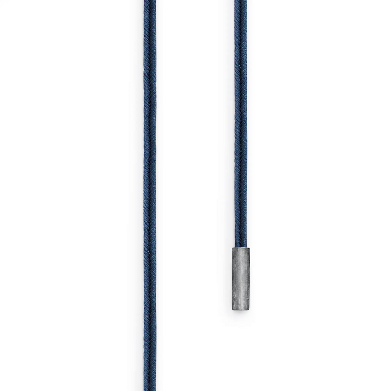 Ole Lynggaard Designschnur blau, Silber, A1907-310