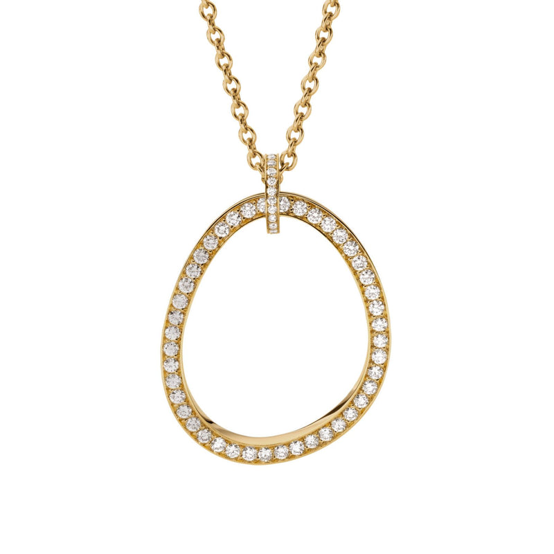 Schmuckwerk Halskette Diamantenfieber, Gelbgold, EH505-GG