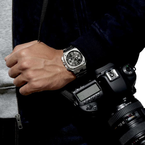 Bell & Ross BR 05 Chrono Black Steel | BR05C-BLC-ST/SST