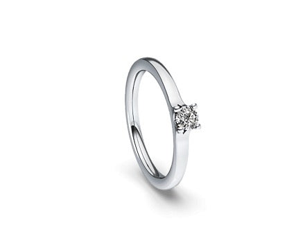Henrich & Denzel Verlobungsring Corona Platin Diamant PS001.02/0