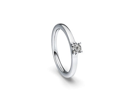 Henrich & Denzel Solitaire-Ring, Platin, PS001.020