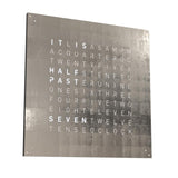 Qlocktwo Wanduhr Earth 90 | Platinum | LG4BLPL