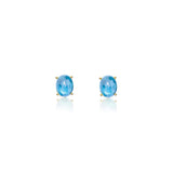 Nanis Ohrstecker Dancing Azure, Gelbgold, OA4-597