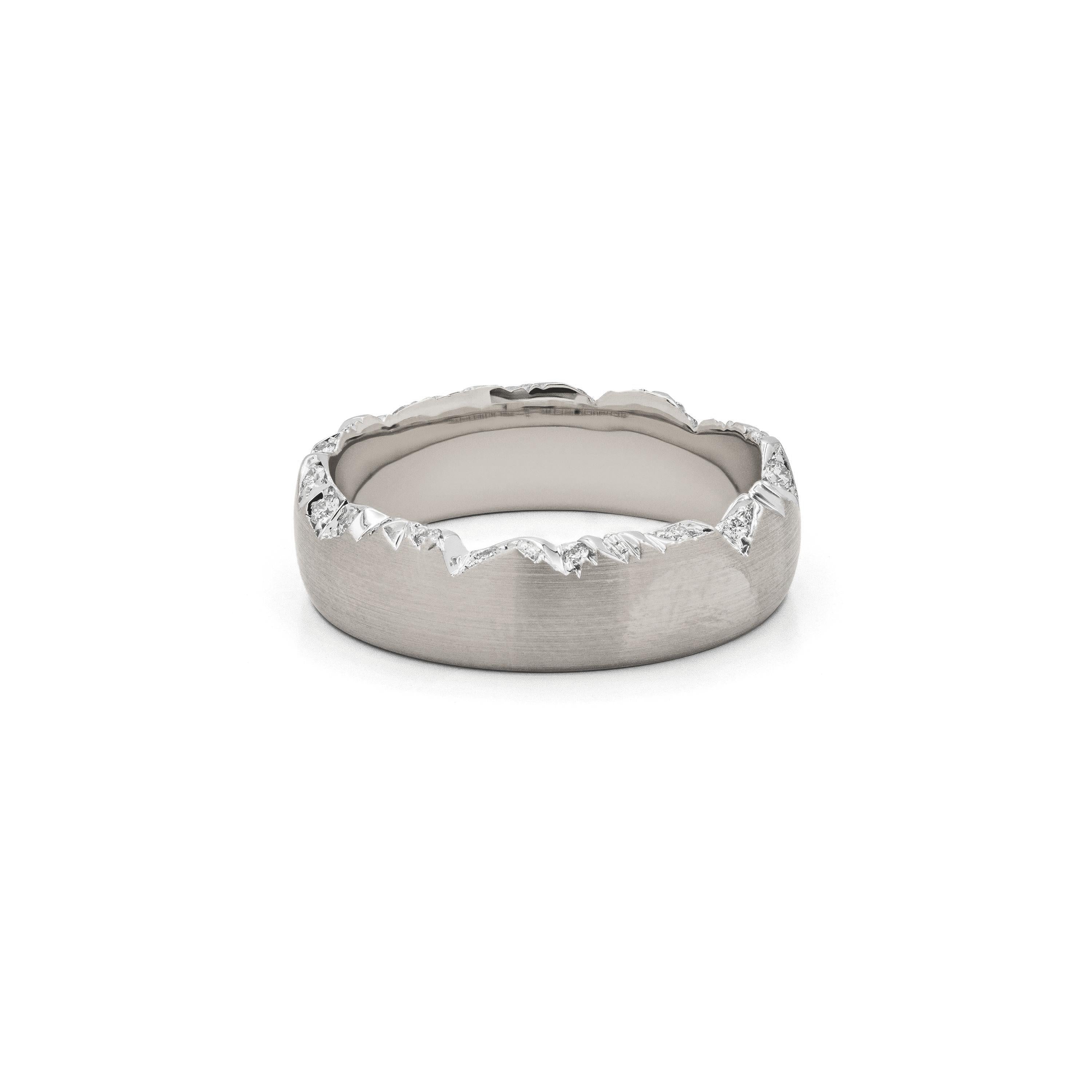 Schmuckwerk wedding ring Alps, platinum, GT365-PT