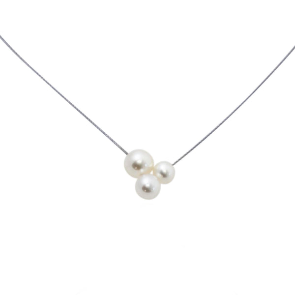 Schmuckwerk Collier Perlenrausch, Weißgold, KH121-WG