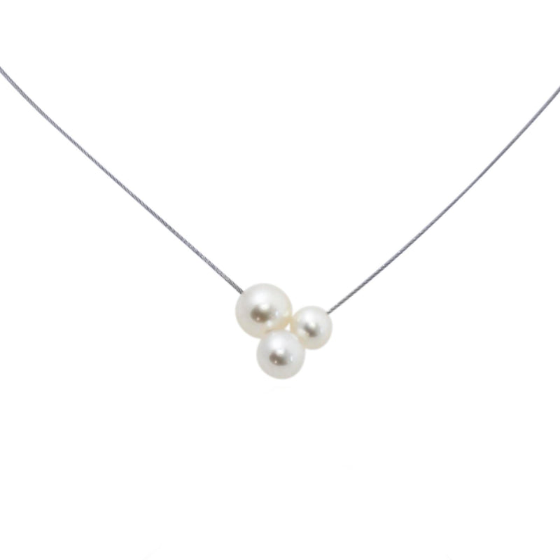 Schmuckwerk Collier Perlenrausch, Weißgold, KH121-WG