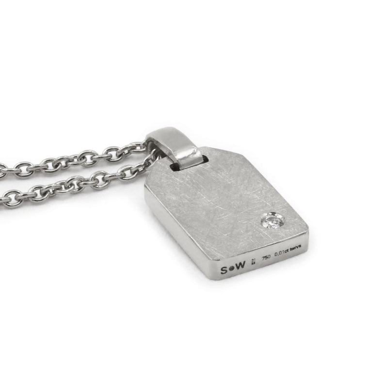 Schmuckwerk Collier Tag-Anhänger | OH204-PT