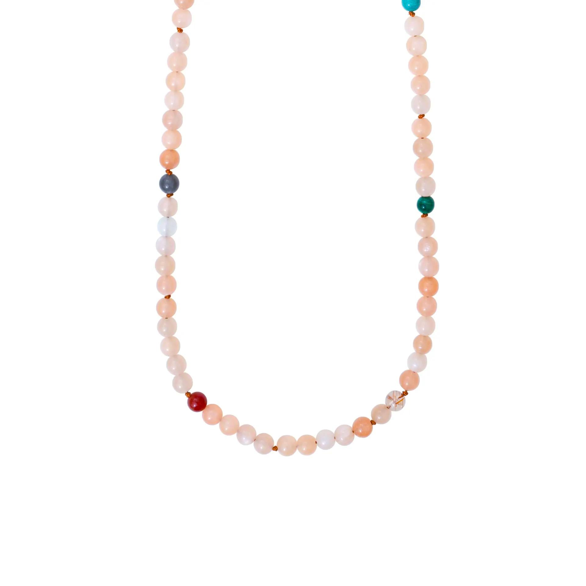 Ole Lynggaard Perlenkette mit Farbsteinen, D9980-001