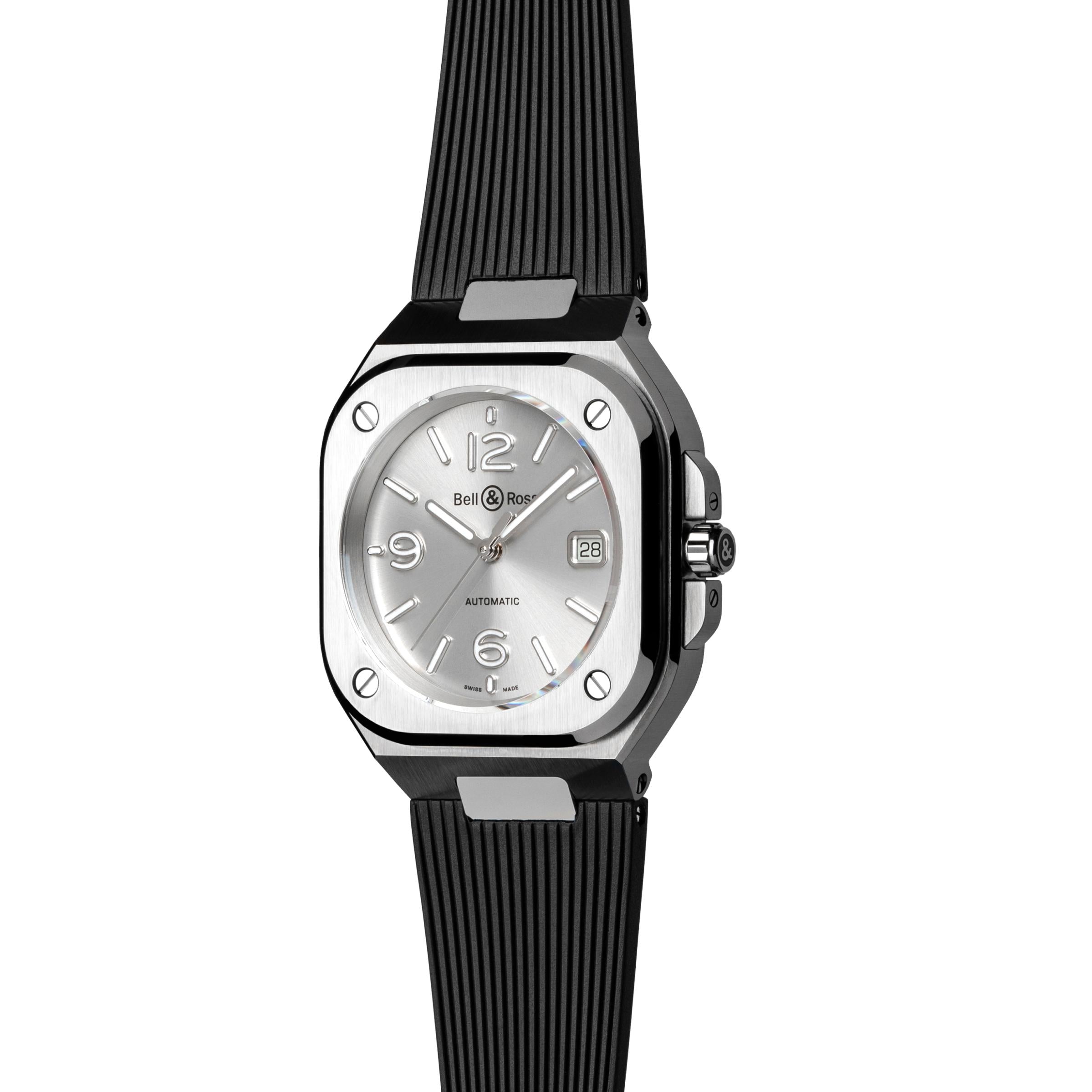 Bell & Ross BR 05 Grey Steel | BR05A-GR-ST/SRB