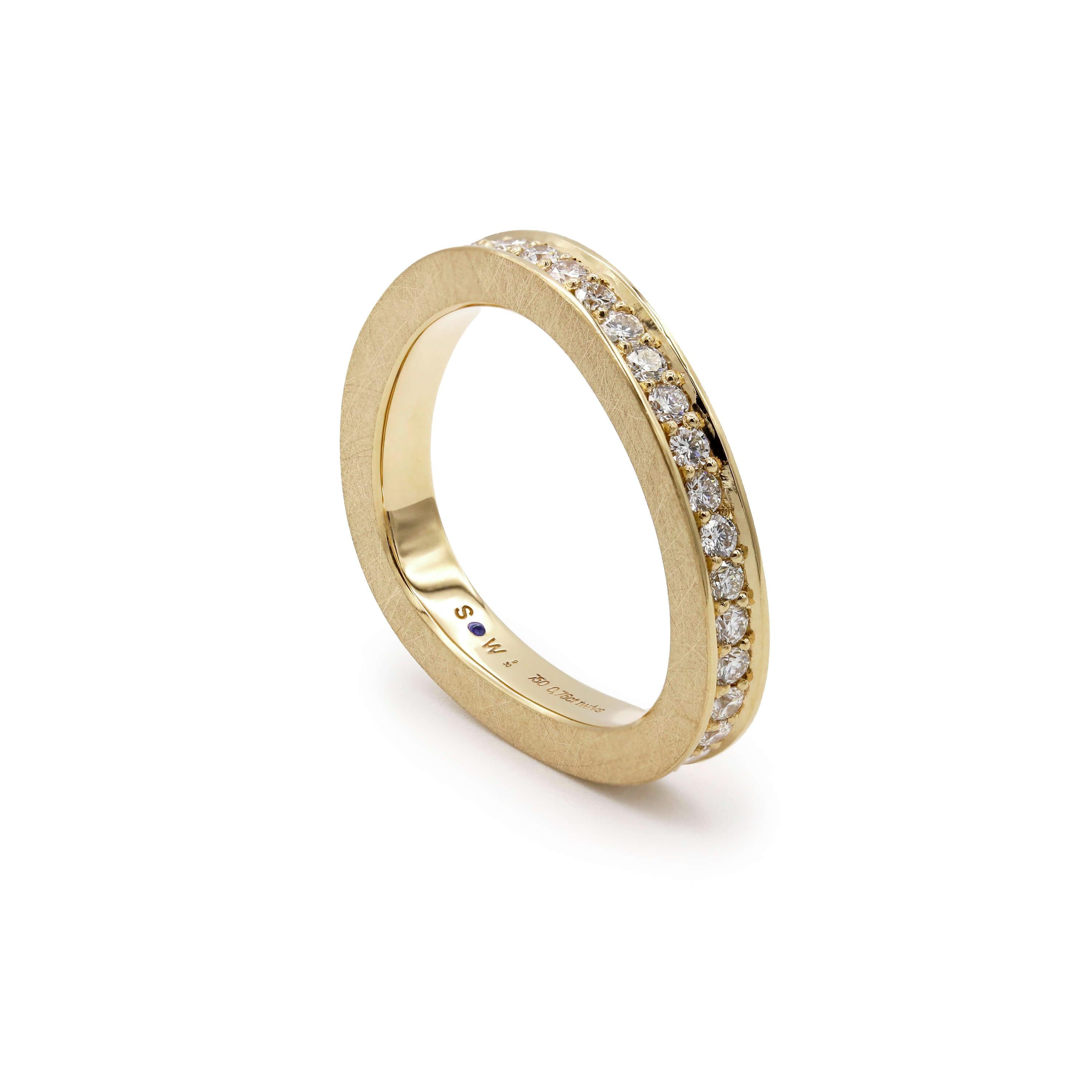 Schmuckwerk Memoire-Ring Diamantenfieber | ER305-GG