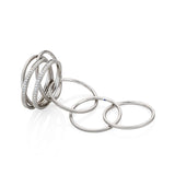 Schmuckwerk Ring Diamantenfieber, Weißgold, SR576-WG