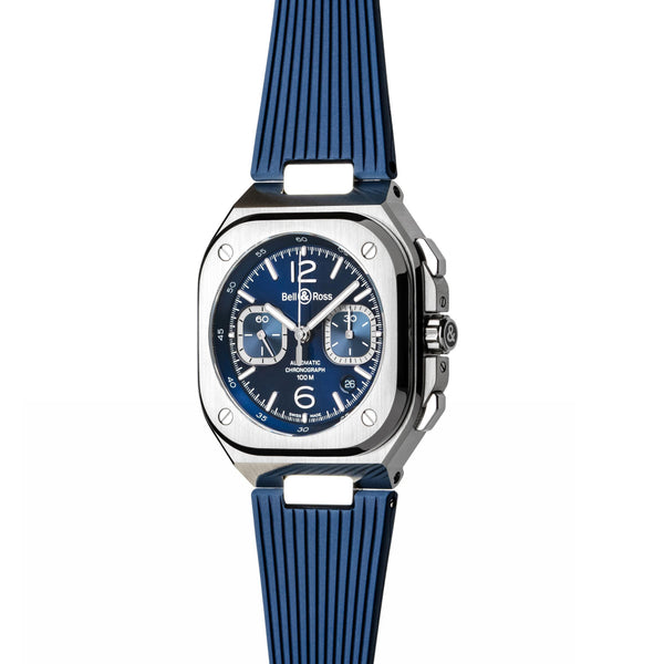 Bell & Ross BR 05 Chrono Blue Steel | BR05C-BLU-ST/SRB