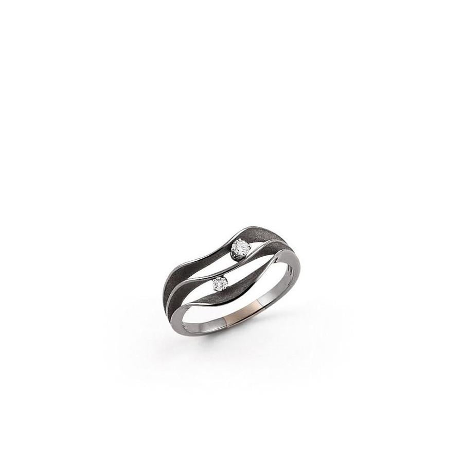 Cammilli Ring Dune | Black Lava | GAN3086E