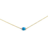 Nanis Collier Dancing Azure, Gelbgold, CN1-597