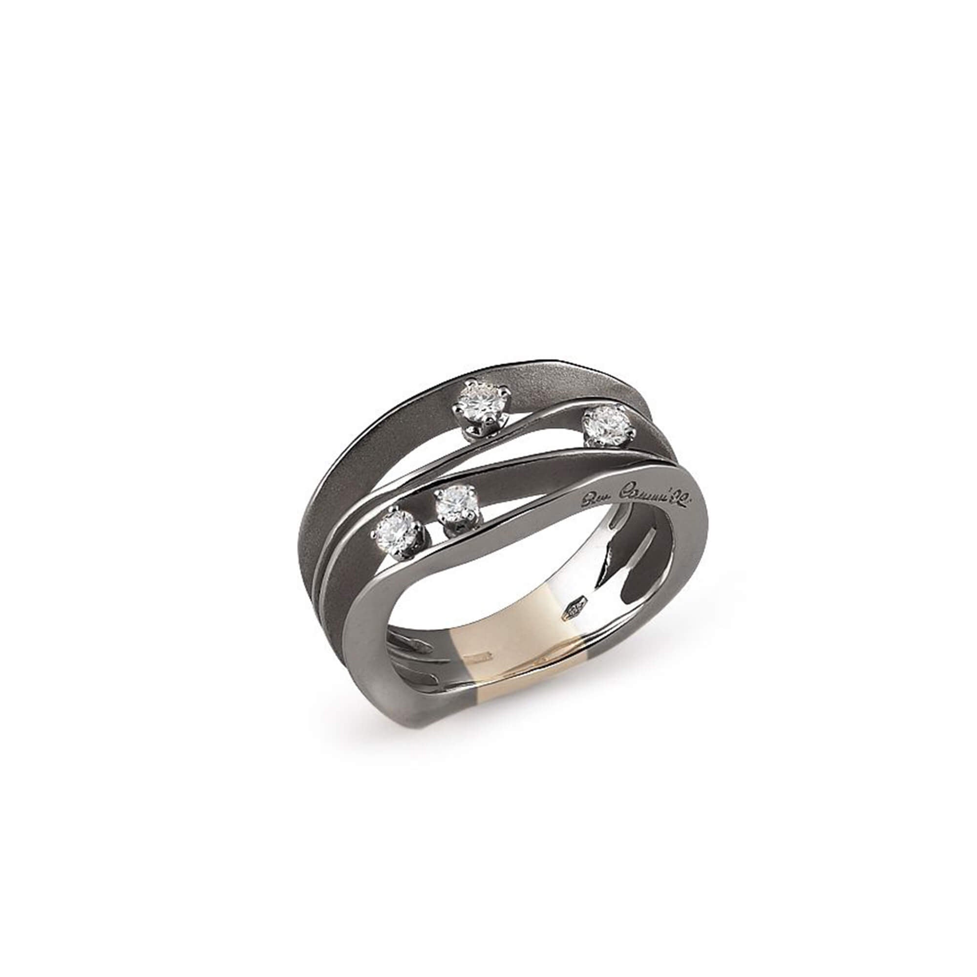 Cammilli Ring Dune | Black Lava | GAN0778E