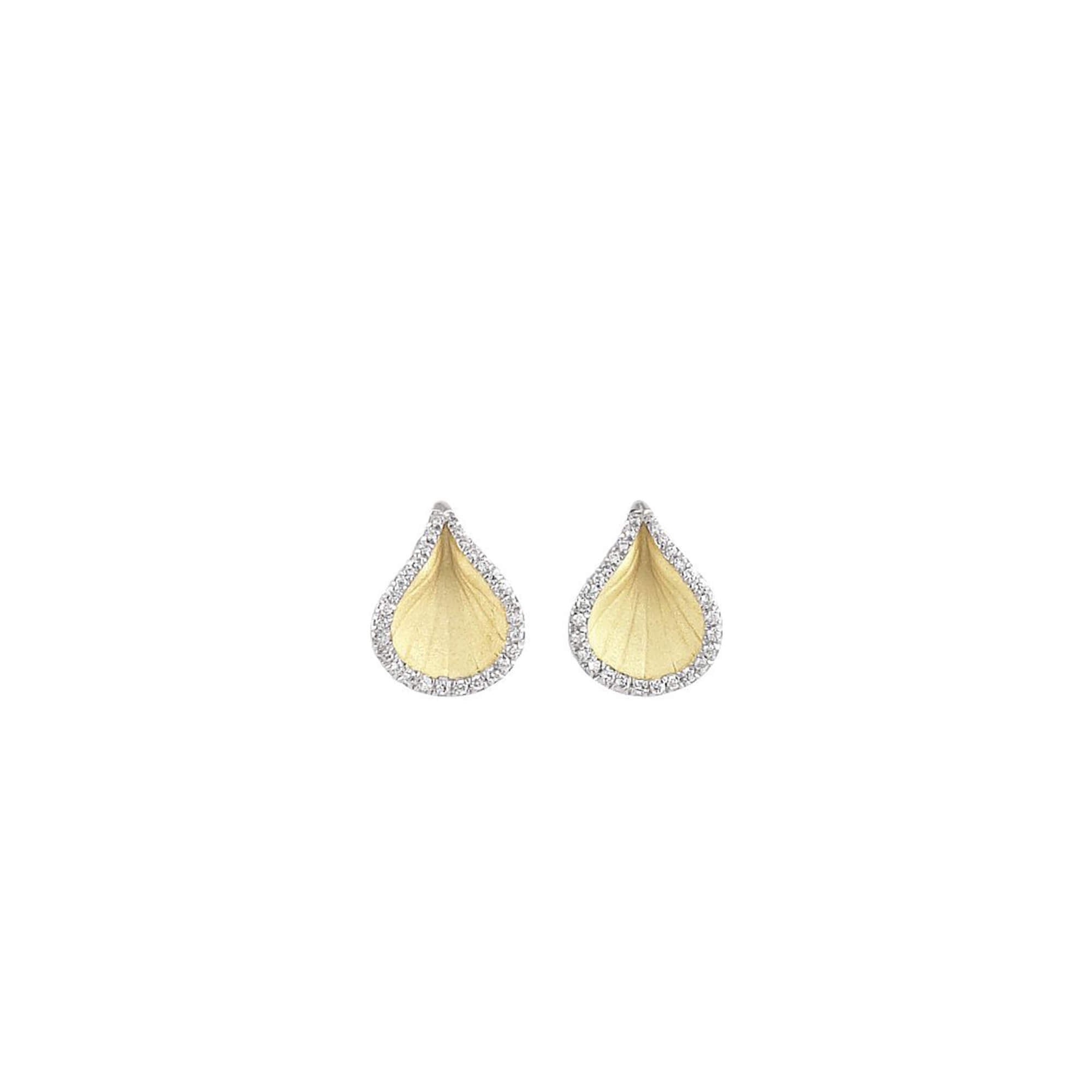 Annamaria Cammilli Stud Earrings Goccia, Lemon Bamboo, GOR2226Y