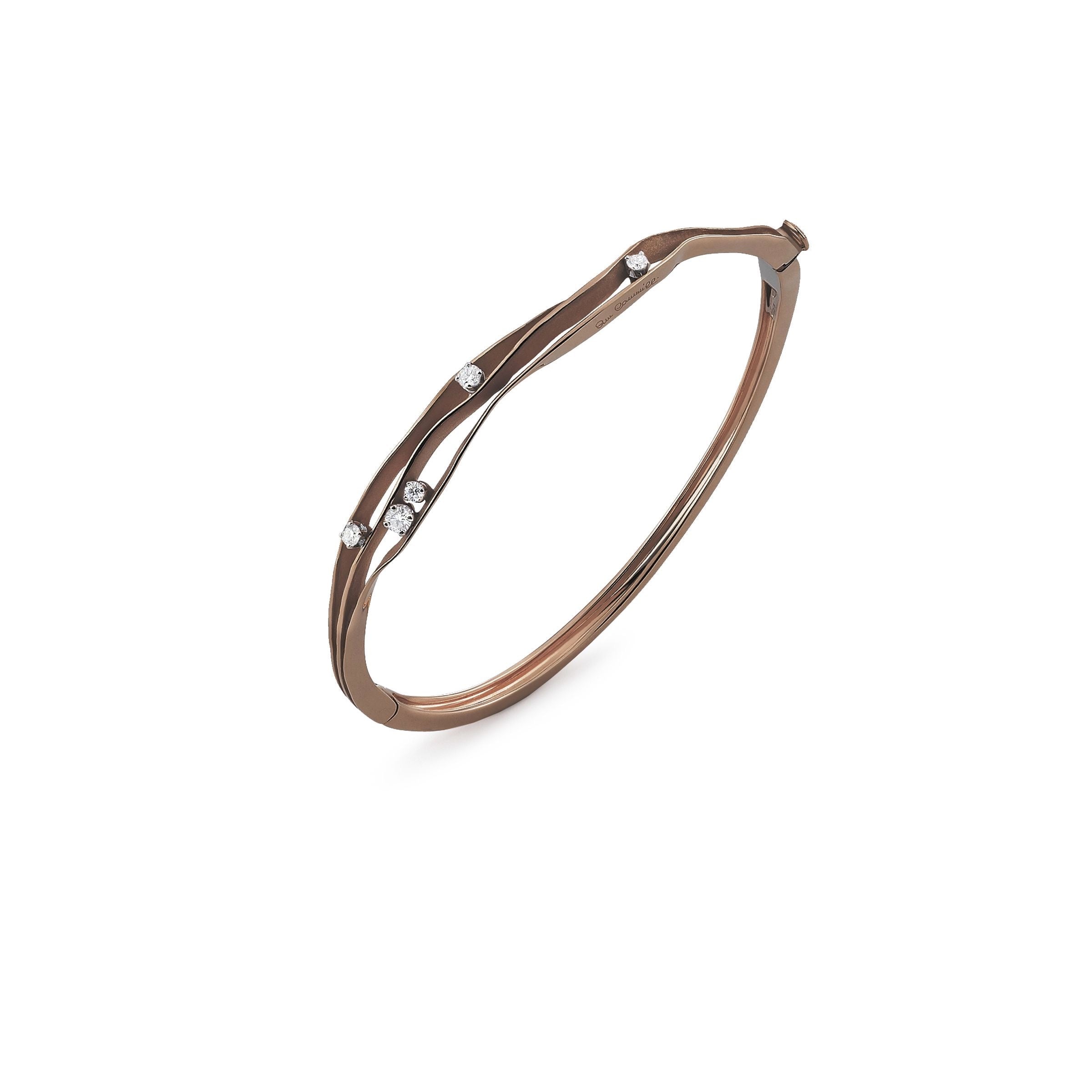 Annamaria Cammilli Dune Bangle, Brown Chocolate, GBR1249C
