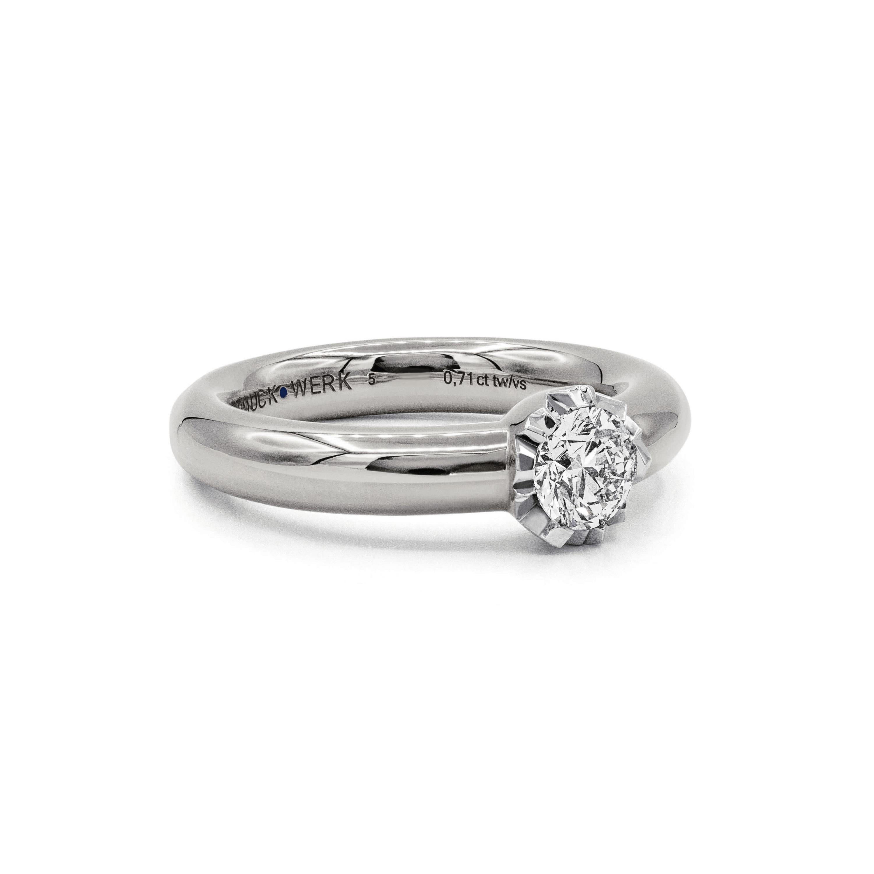 Schmuckwerk Solitaire-Ring Alpen | GR424-PT