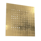 Qlocktwo Wanduhr Earth 90 | Gold | LG4GD