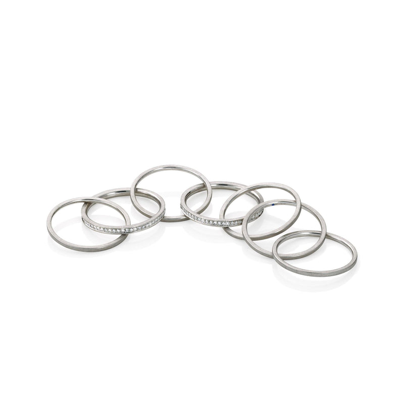 Schmuckwerk Ring Diamantenfieber, Weißgold, SR576-WG