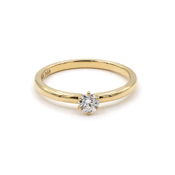 Diamond Group Solitaire-Ring | 1Q403G4-1