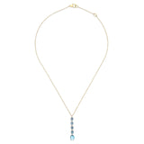 Nanis Collier Dancing Azure, Gelbgold, CS21-597