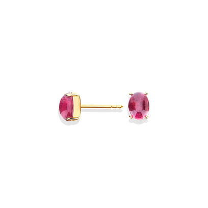 Nani's earrings Dancing Tourmalines, yellow gold, OA1-598
